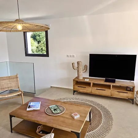 Le Duplex Charme Des Amandiers - Air Conditioning - Sea View شقة *