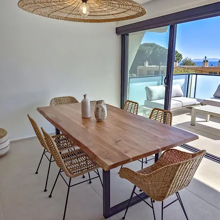 شقة Le Duplex Charme Des Amandiers - Air Conditioning - Sea View *