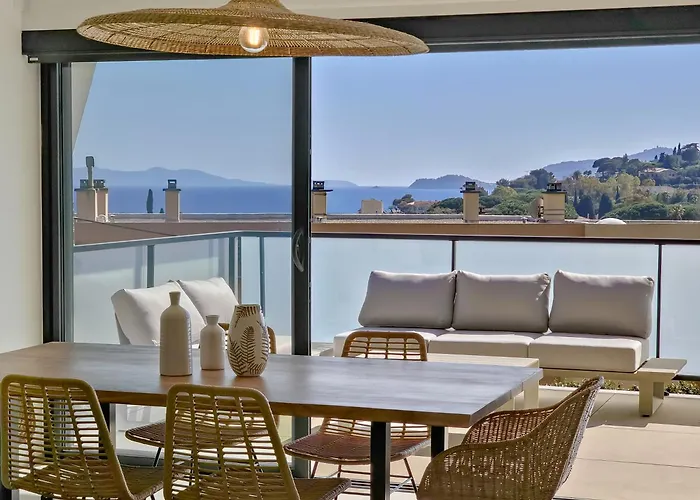 Appartement Le Duplex Charme Des Amandiers - Air Conditioning - Sea View