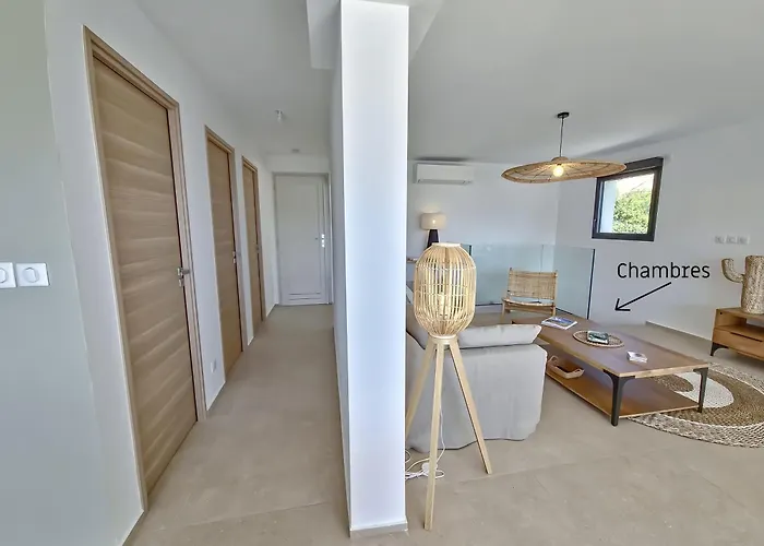 아파트 Le Duplex Charme Des Amandiers - Air Conditioning - Sea View 르 라방두