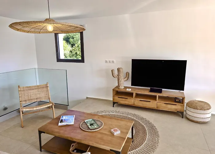 Le Duplex Charme Des Amandiers - Air Conditioning - Sea View 아파트 *